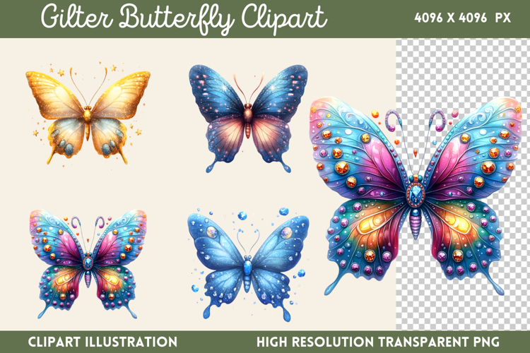 Butterfly Sublimation Designs Image 15