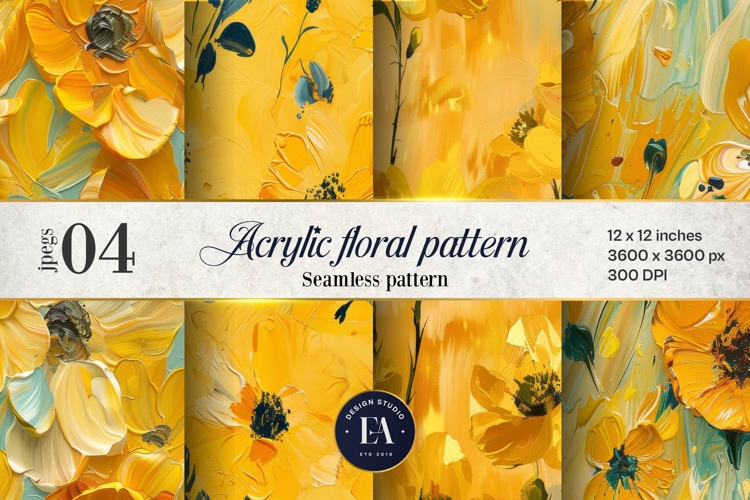 Floral Seamless Pattern Image 18