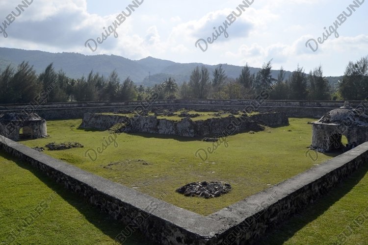 Indraprata fort Aceh, a relic of the Lamuri kingdom example image 1