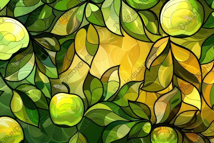 Stained Glass Texture Image 11
