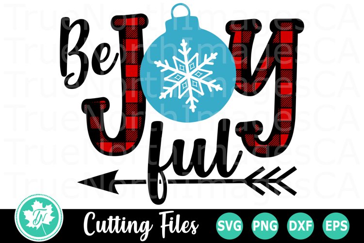 Be Joyful - A Christmas SVG Cut File example image 1