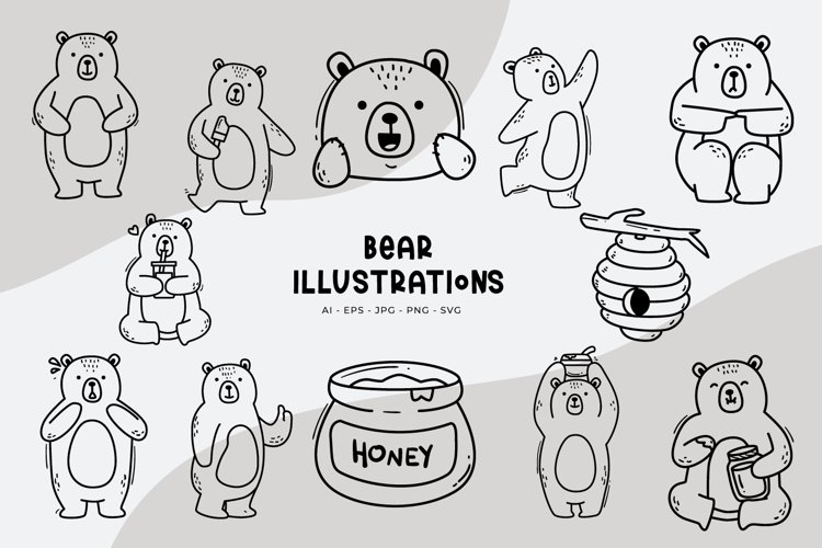 Bear Illustrations example image 1