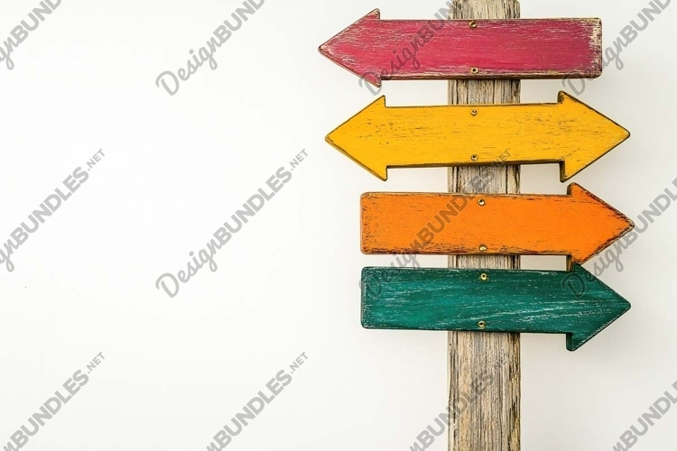 Wooden Signpost Clipart Image 3