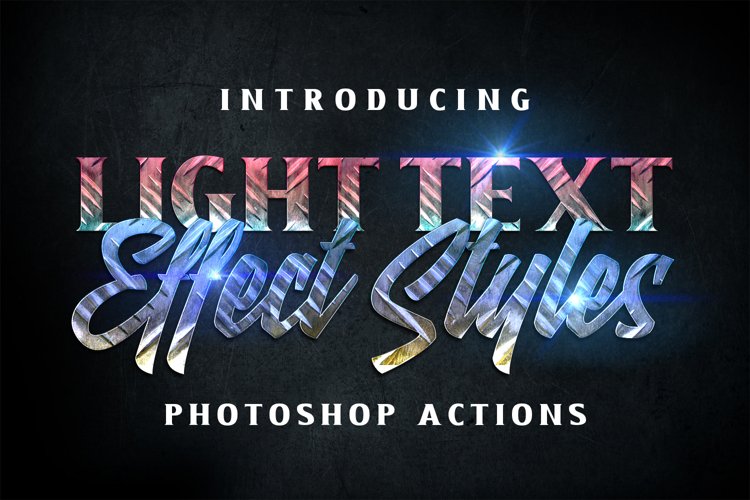 Light Text Effect Styles example image 1