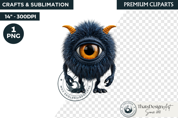 Halloween Little Monster Clipart Png, Spooky Cute Fantasy