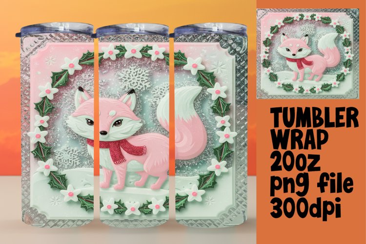 Christmas Tumbler Wrap Image 22