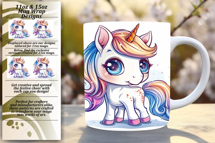 Whimsical Spring Unicorn Mug Marvels - 11oz & 15oz example image 1