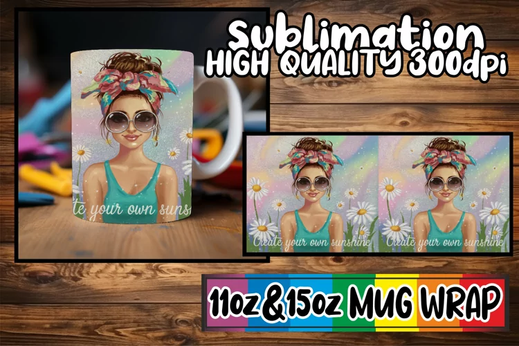 Enchanted mornings sublimation print, Woman