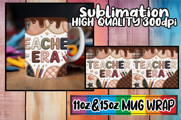 Happy journeys 11oz 15oz sublimation wrap, Teacher