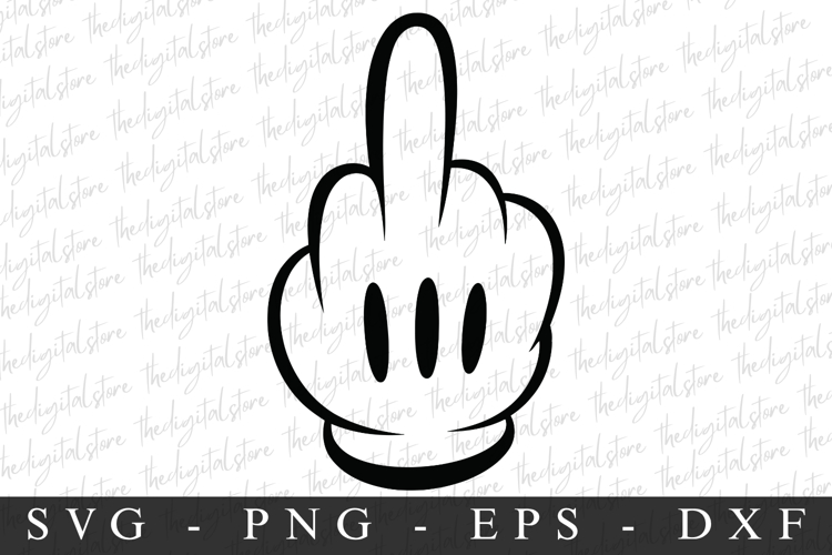 Middle Finger Svg Image 24