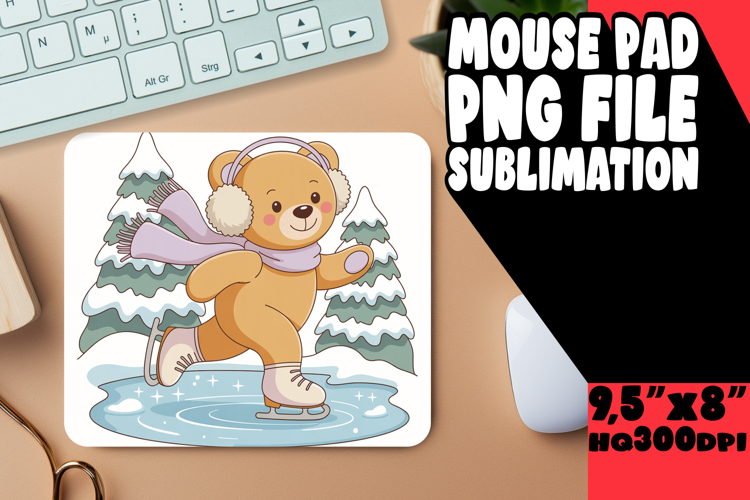 Bright Mouse Mat Ideas for Gifts, Cute Bear