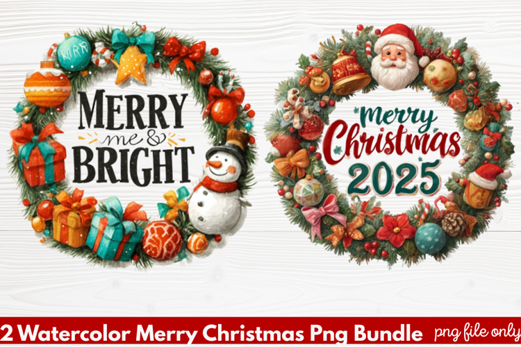 Christmas Watercolor Clipart Image 12