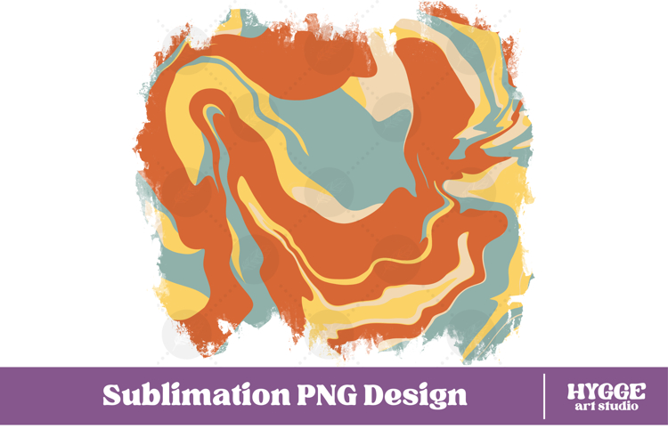 Retro Background Png Fluid Marble Paper Sublimation Splash