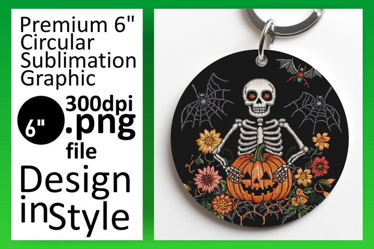 Bright Circle Design Coaster Artwork , Halloween