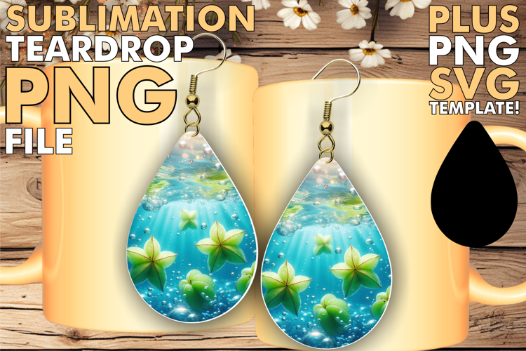 Sweet Teardrop Earrings PNG Ideas, 3D Fruits