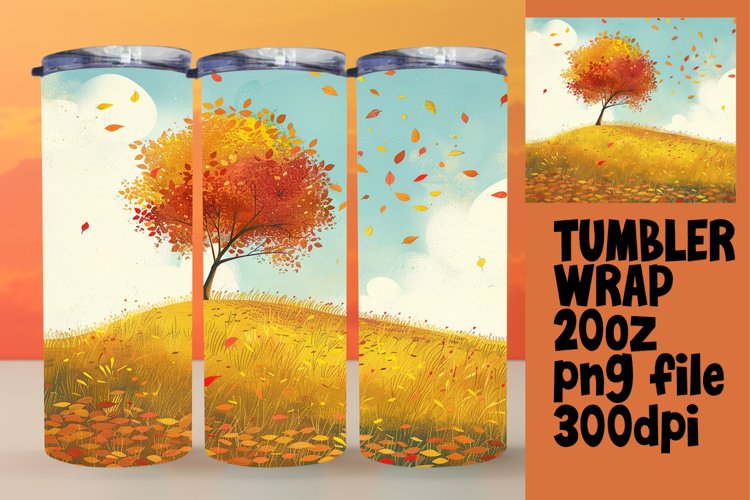 Fall Tumbler Wrap Image 17