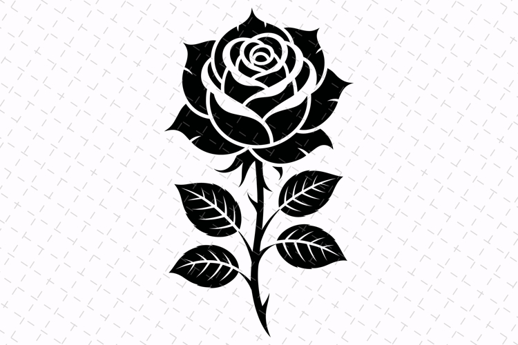 Rose Svg Design | Flower Svg | Svg Cut File