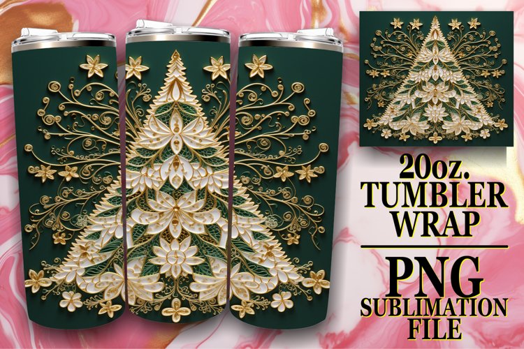 Cozy Winter Magic Tumbler Elegance