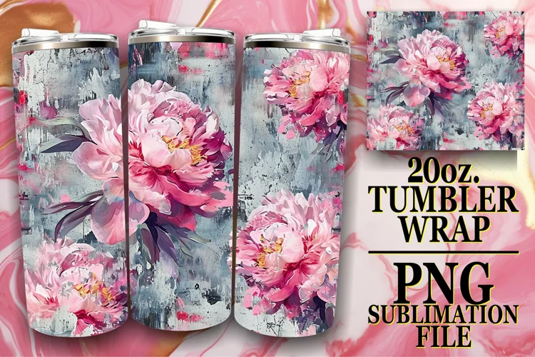 Whimsical 3D Bloom Sublimation