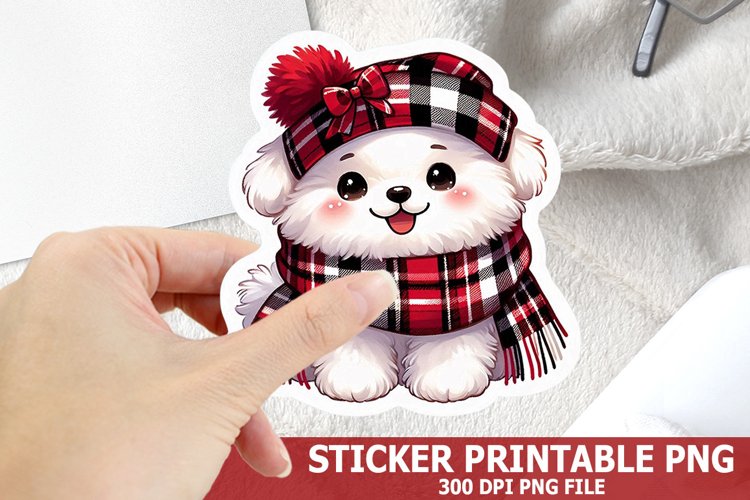 Christmas Dog Clipart Image 10