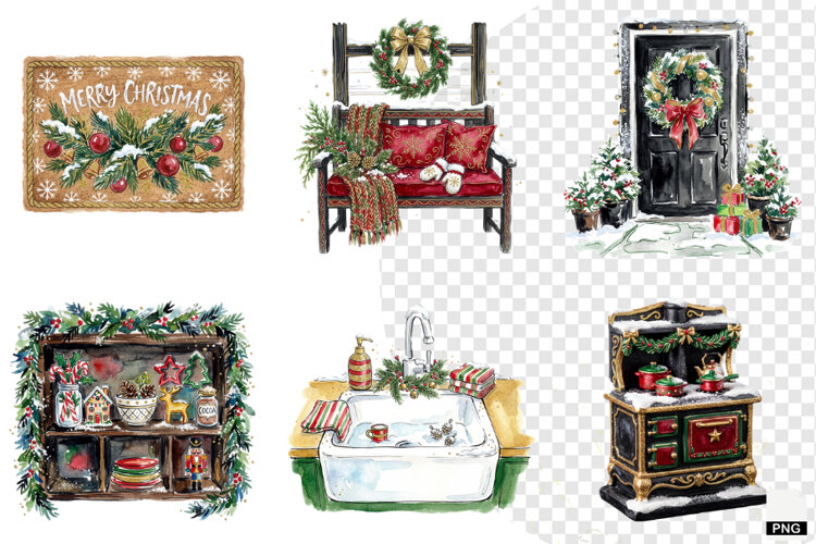 Santa In School Sublimation PNG example image 1