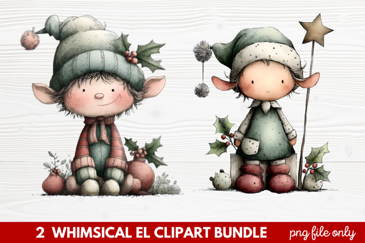 Cute Elf Clipart Image 18