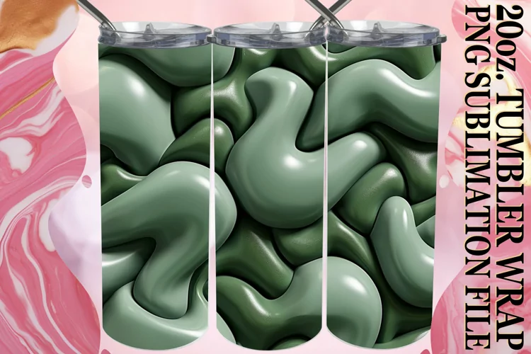 Bold Colorful 20oz Tumbler Wrap Series