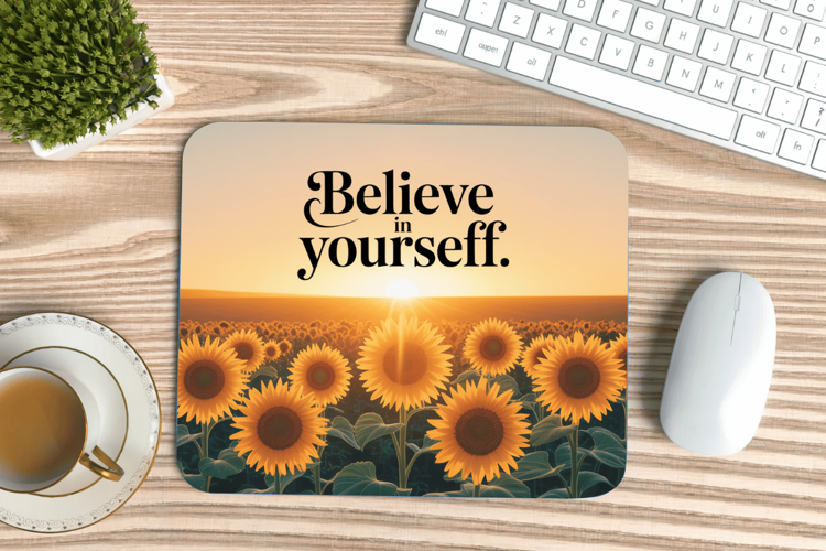 Inspirational Quotes Mouse Pad, Motivational PNG Sublimation
