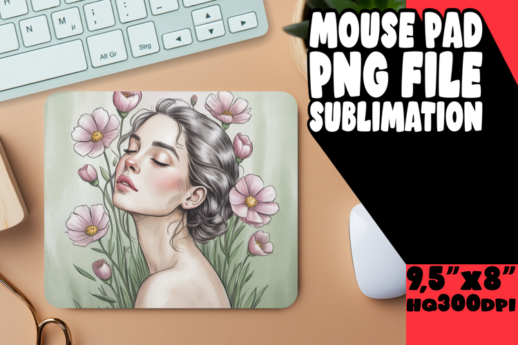 SWEET desk MAT Sublimation Ideas, Beauty Woman