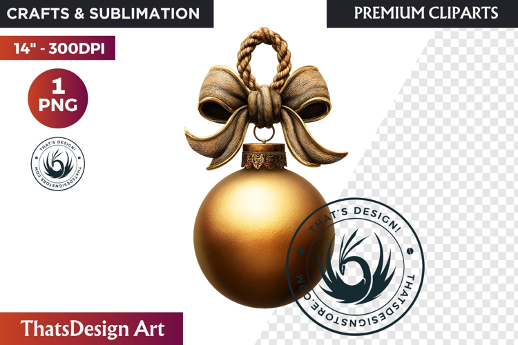Christmas Baubles Clipart, Festive Holiday Ornaments PNG