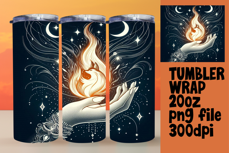 Vibrant Tumbler Design Download , Mystic