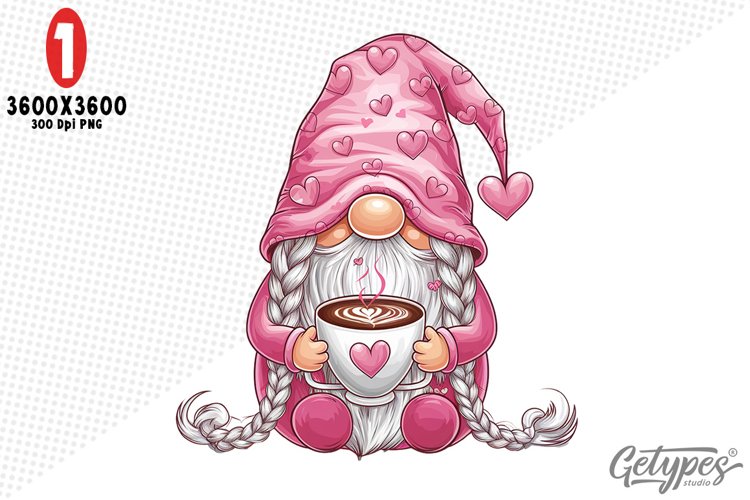 Valentine Gnome Clipart Image 20
