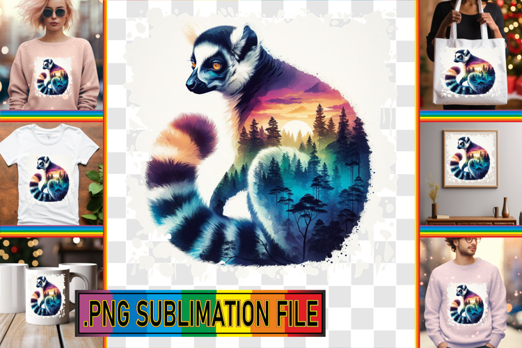 VIBRANT TOTE BAG Design Ideas PNG, Animals Art