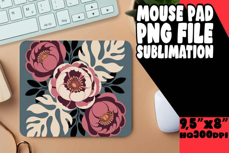 Bright MOUSE MAT Artistic Ideas, Flowers