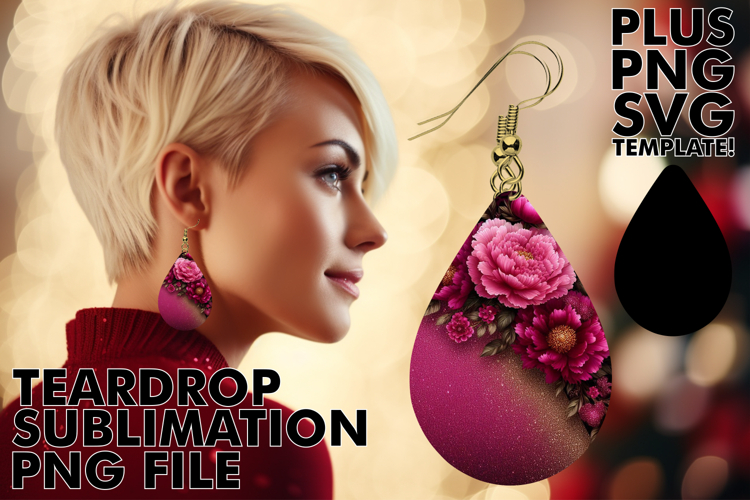 Playful Teardrop Earrings Gift PNG, Leopard Prints
