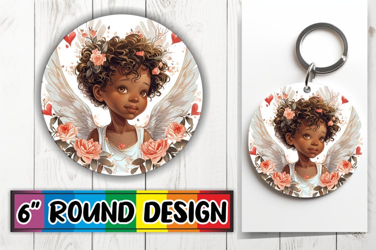 Sweethearts Dreamy Charm: Sublimation Design Round