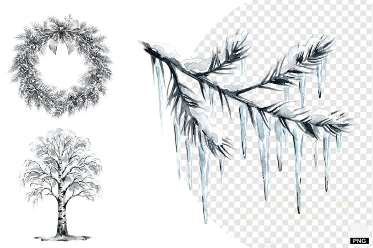 Nature Forrest Meadow Clipart example image 1
