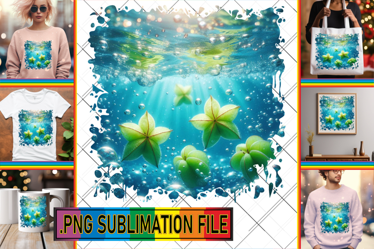 Vibrant TSHIRT Magic Ideas PNG, 3D Fruits