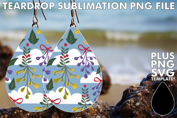 Beautiful Teardrop Earrings Gift, Christmas