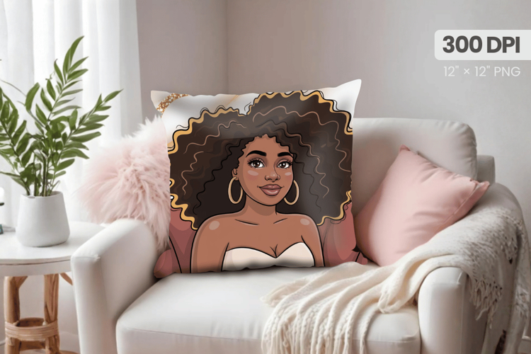 Black Girl Afro Png Image 16