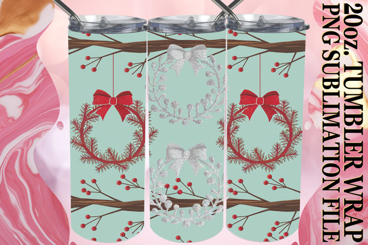 Christmas Tumbler Wrap Image 2