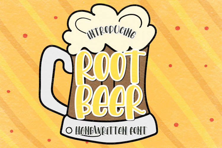 Root Beer - A Funny Handwritten Font example image 1