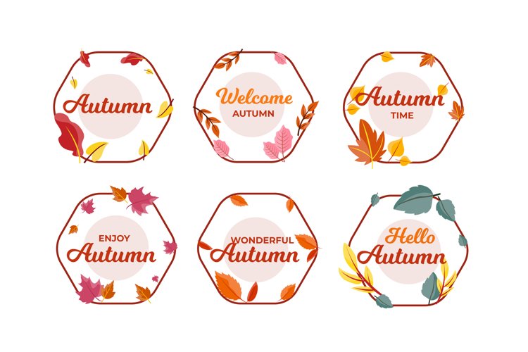 Floral Autumn Frame