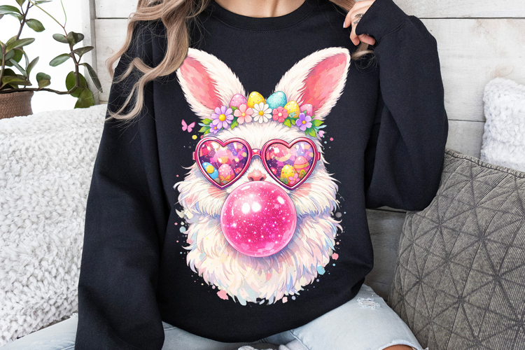 Bubble Gum Easter Bunny png