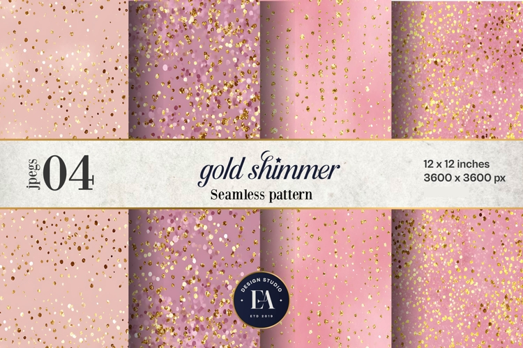 Gold Sparkle Background Image 2