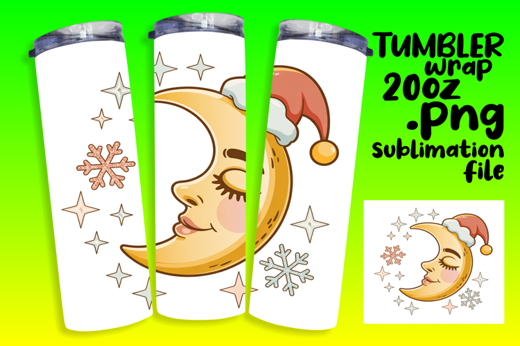 Personalized Tumbler Artwork , Cute Christmas