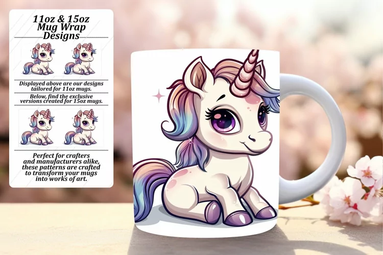 Vibrant Unicorn Wonderland Mug Artistry - 11oz & 15oz
