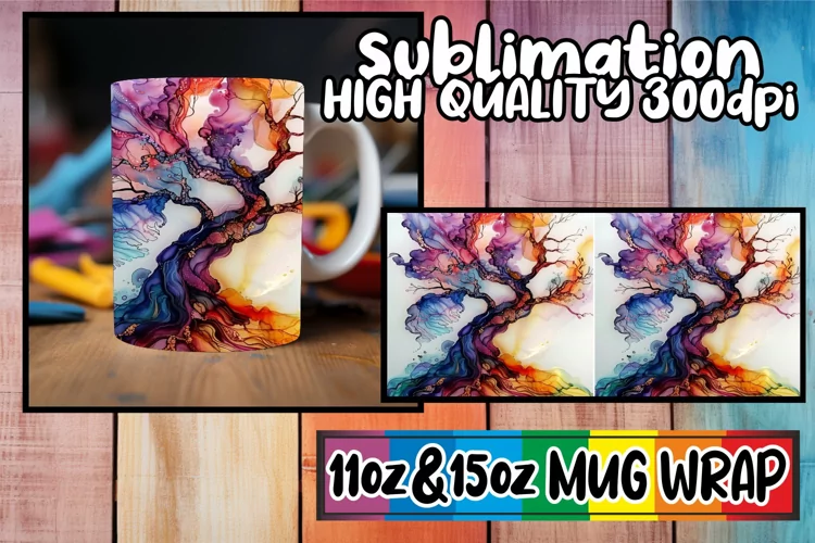 Spring Serenade Mug Wrap - Sublimation 11oz 15oz