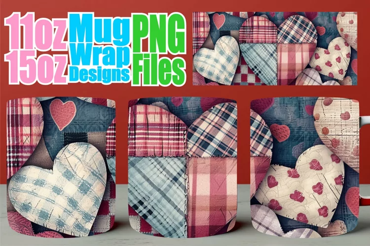 Sublimation Mug Wrap - Romantic Treasures