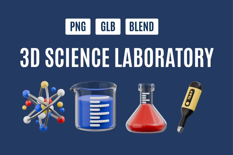 Scientific Experiment 3D Set 01